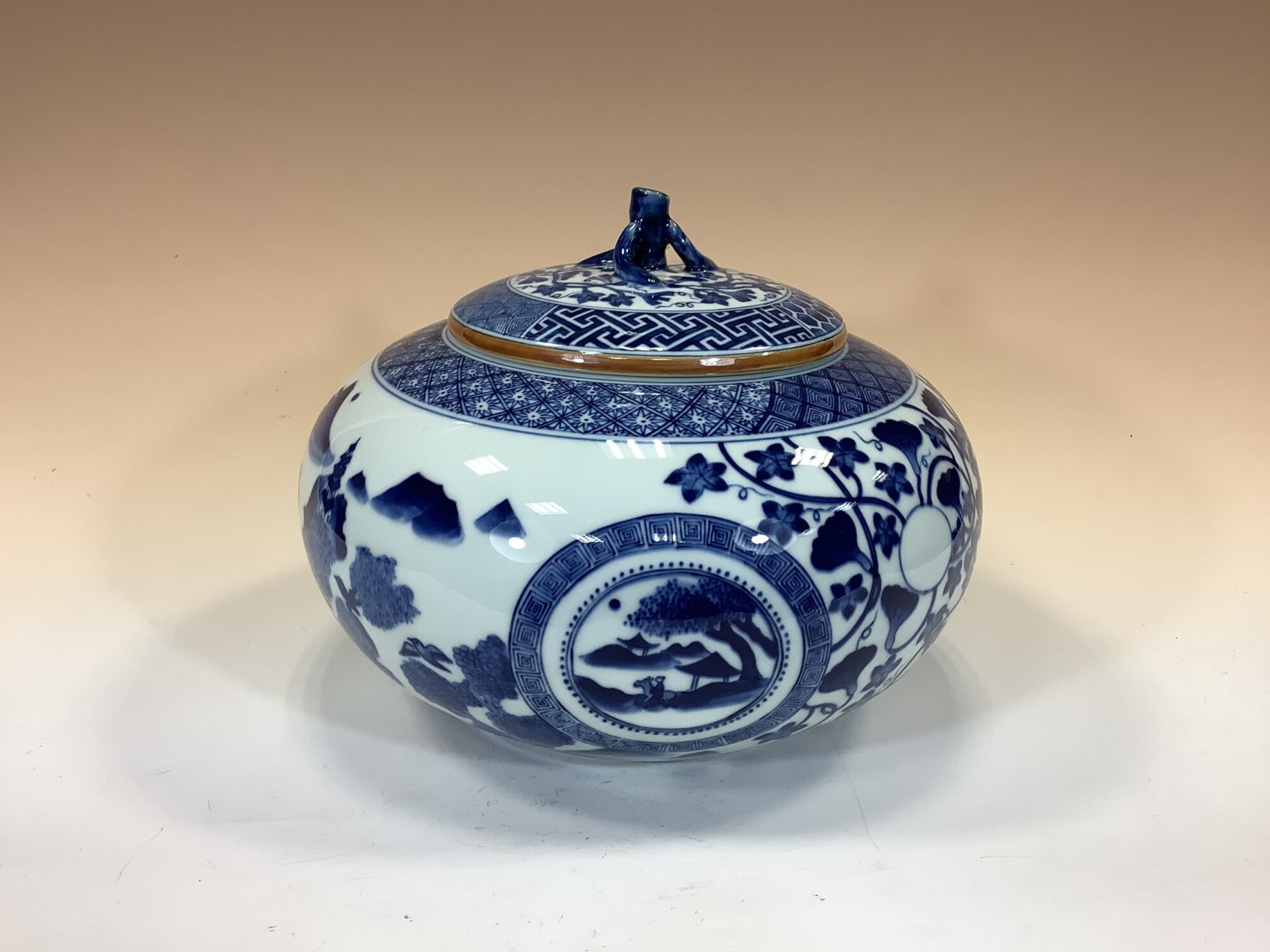 写真をご覧の上ご検討ください茶道具 古物品 水指 祥瑞蜜柑 御室窯 - 陶芸