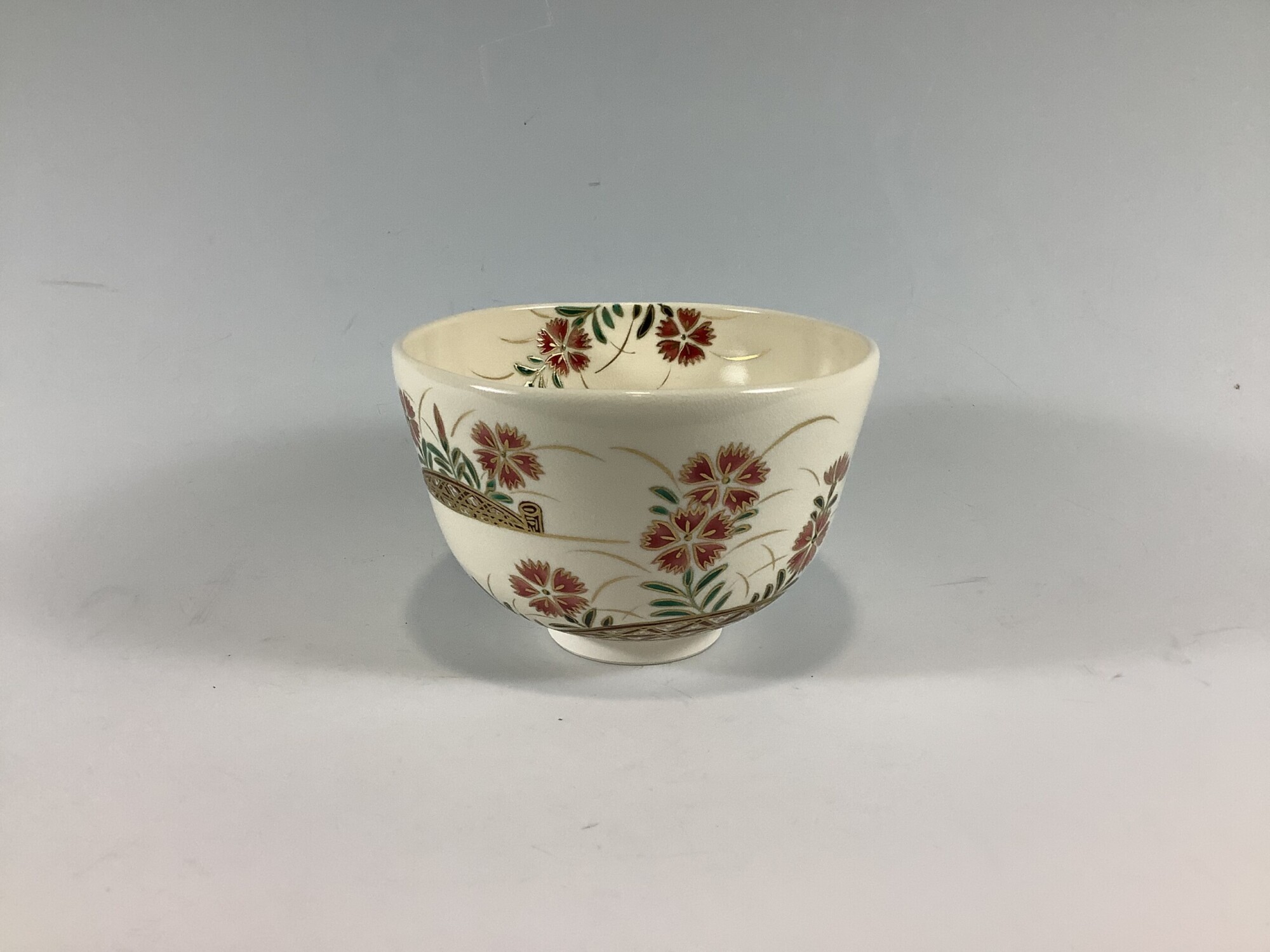 良質 茶碗 色絵 波に青海波 福本未来 作 Mediquickfl Com
