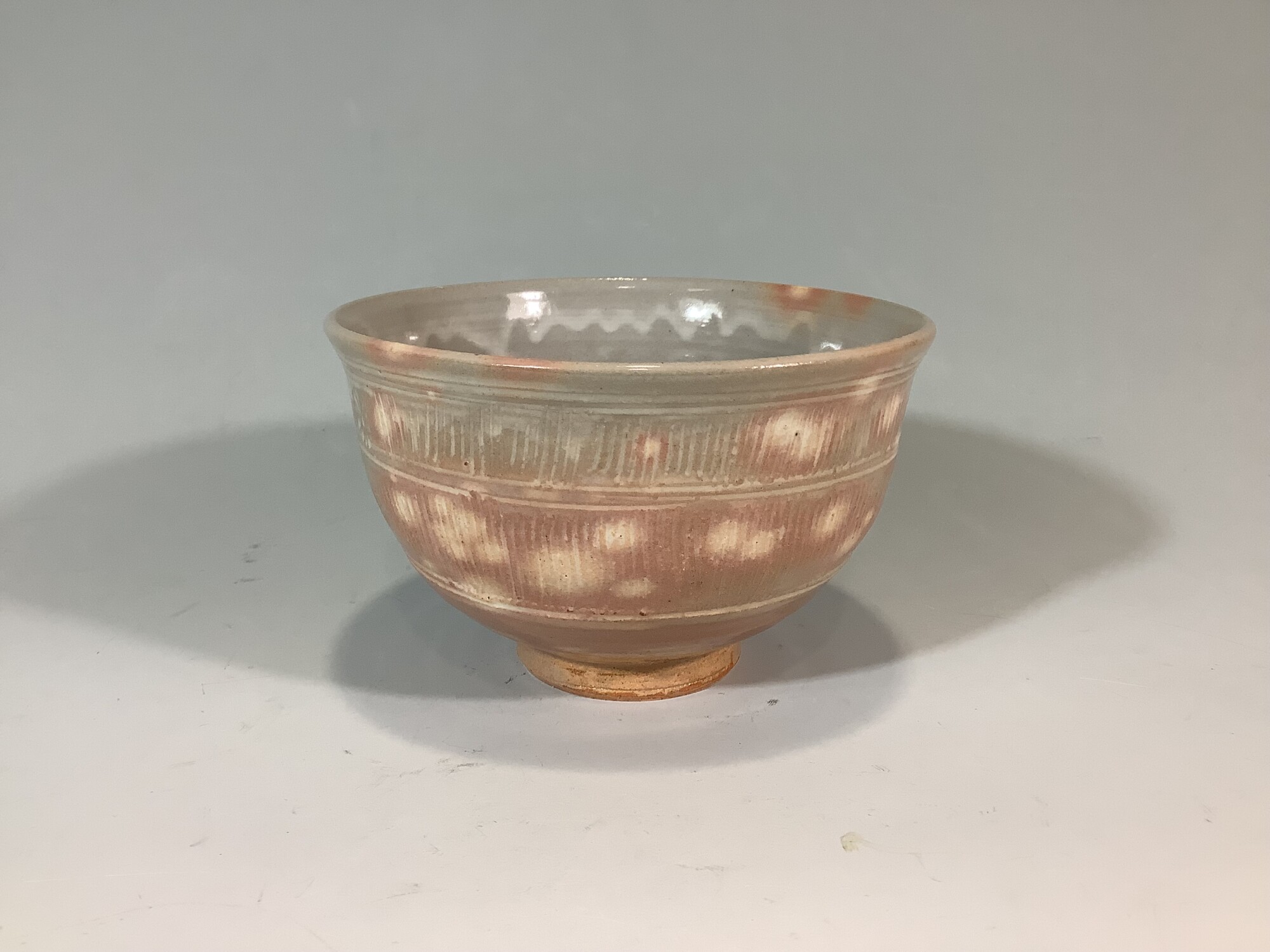 Amazon.co.jp: 平安浅見与し三平三島水指共箱茶道具京焼三島手