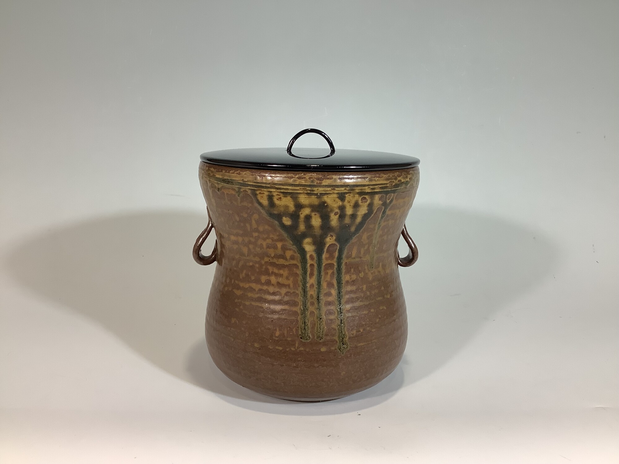 沸騰ブラドン 水指 泰山 | 佐平作 瀬戸耳付一重口 工芸品